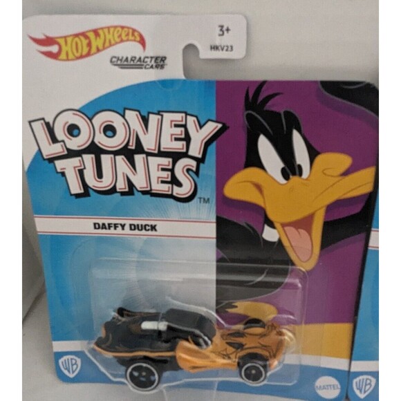 Hot Wheels Looney Tunes Tweety, Road Runner,  Daffy Duck, Wile E Coyote Lot Of 4 - Picture 7 of 8
